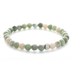 Armband i Jade med detalj i metall