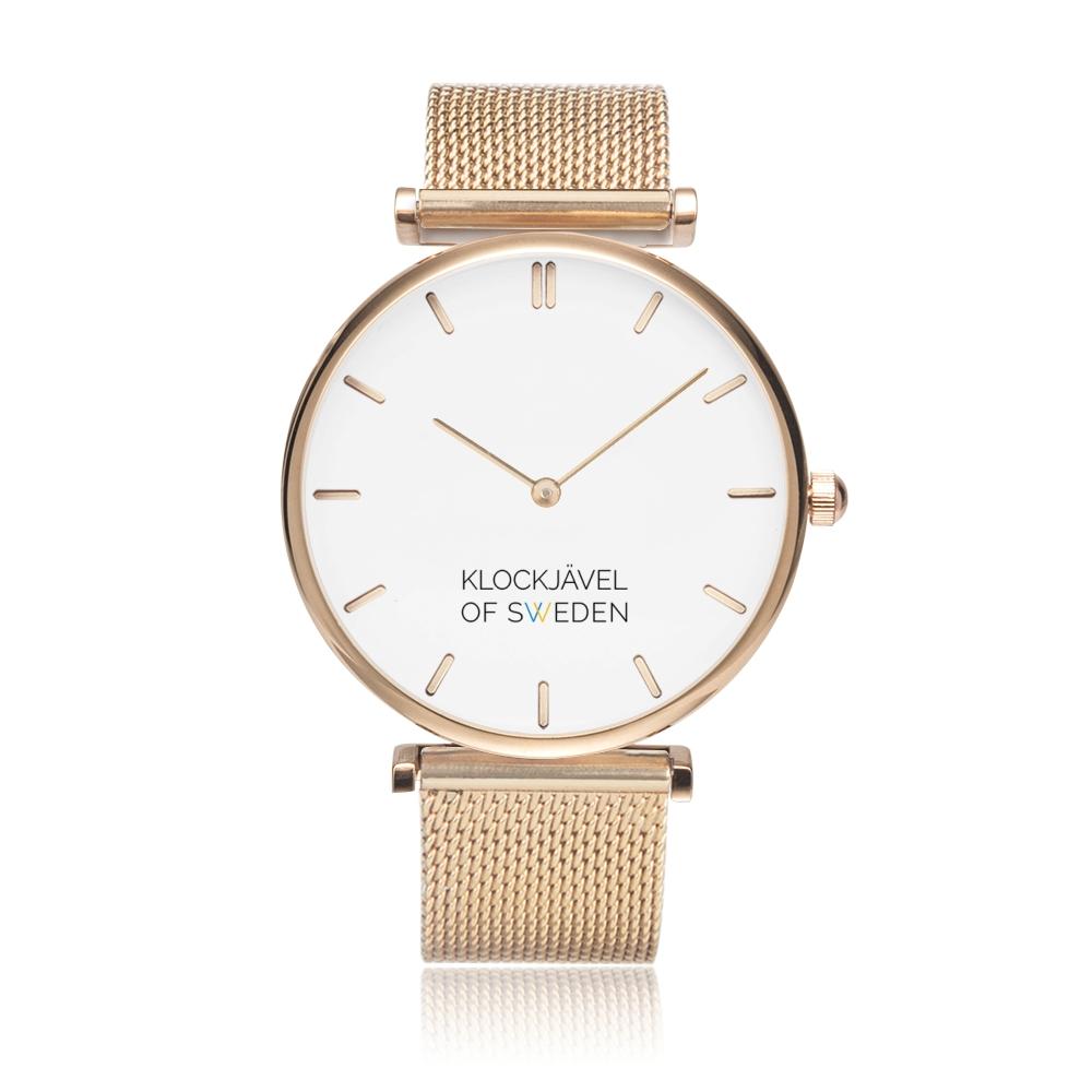 KLOCKJÄVEL OF SWEDEN (Stålarmband & Boett i Roséguld) - 33mm